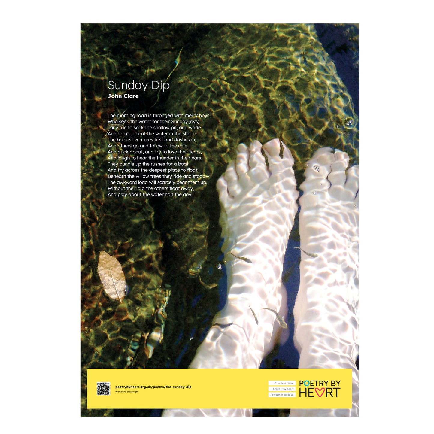SPECIAL OFFER Set of twelve A2 poem posters - 2024 edition
