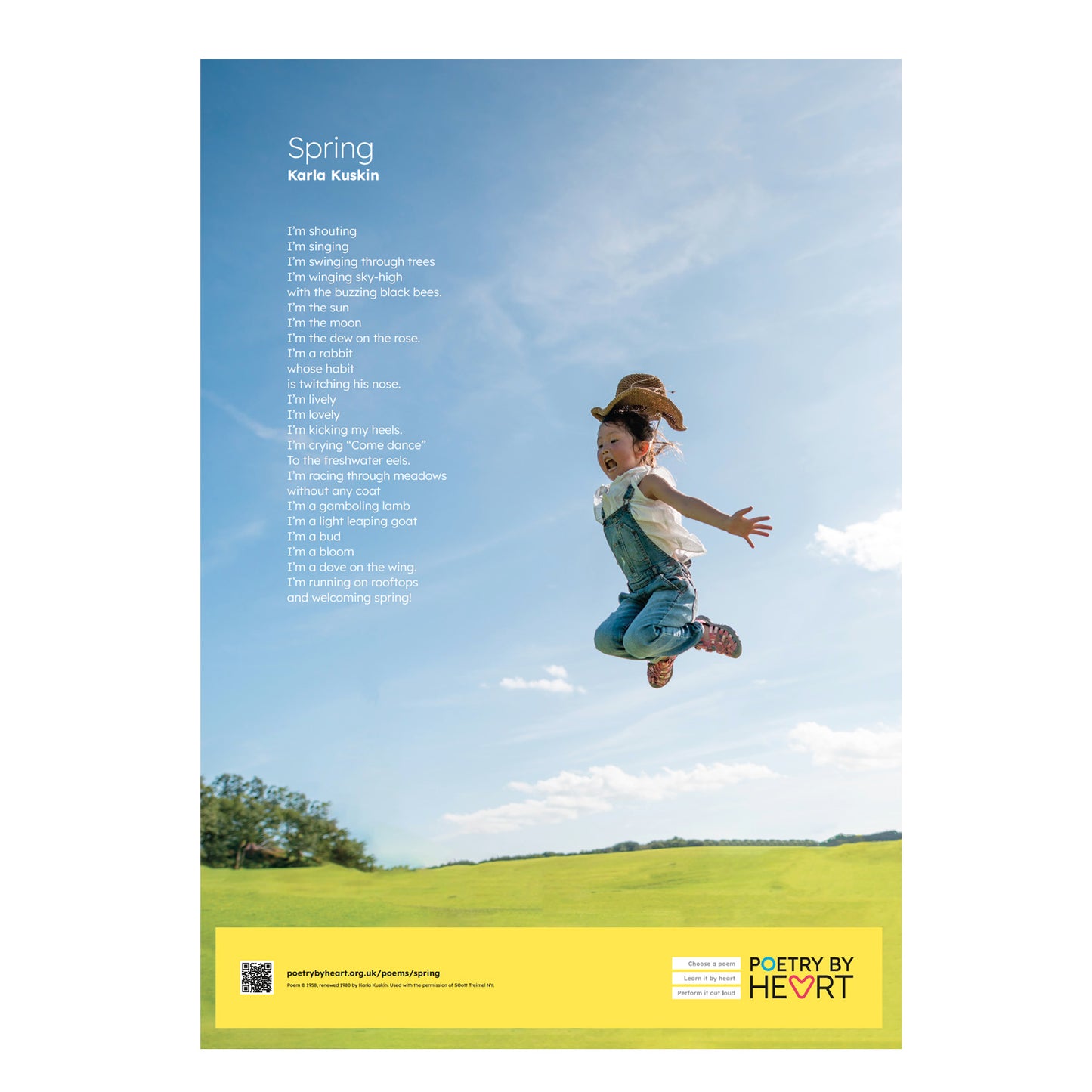 SPECIAL OFFER Set of twelve A2 poem posters - 2024 edition