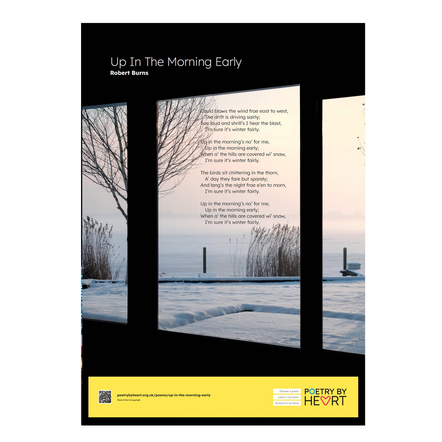SPECIAL OFFER Set of twelve A2 poem posters - 2024 edition