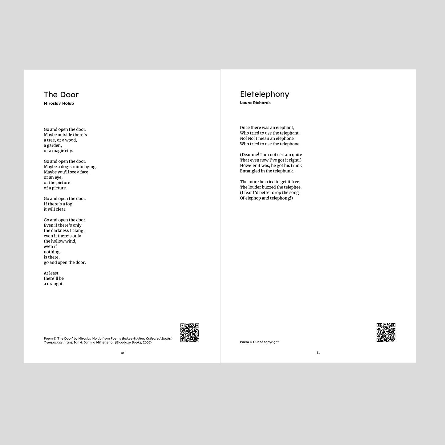 PRIMARY Twelve poems to share aloud - 2026 edition