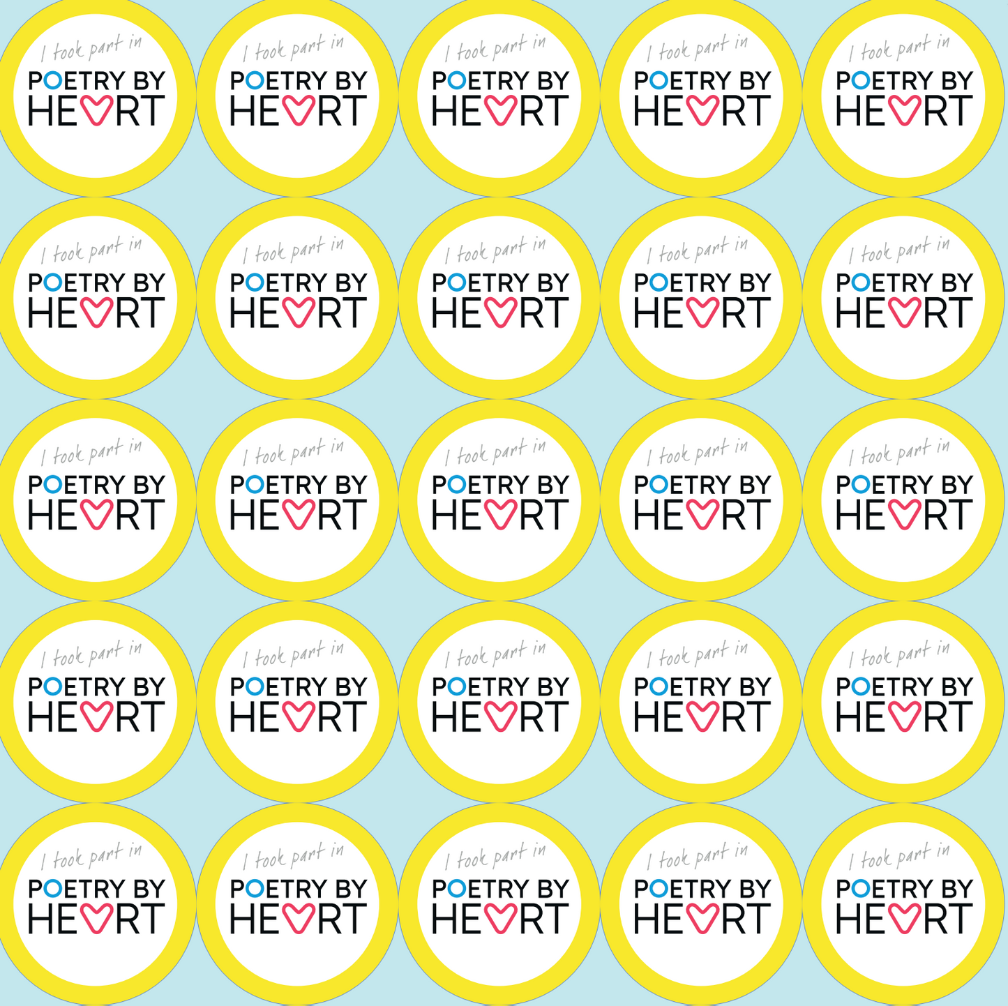 I Took Part in PBH sticker sheet