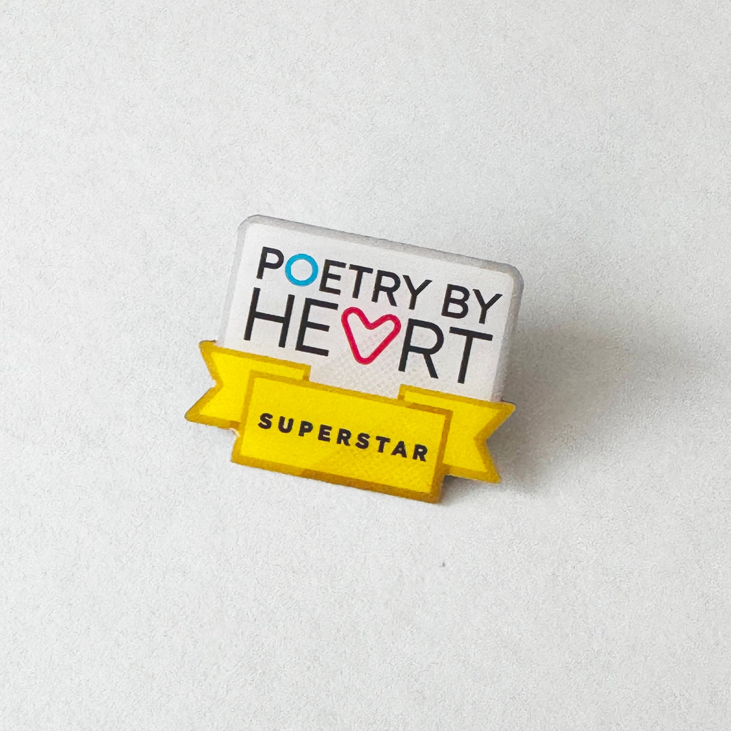 Limited Edition Poetry By Heart Superstar badge