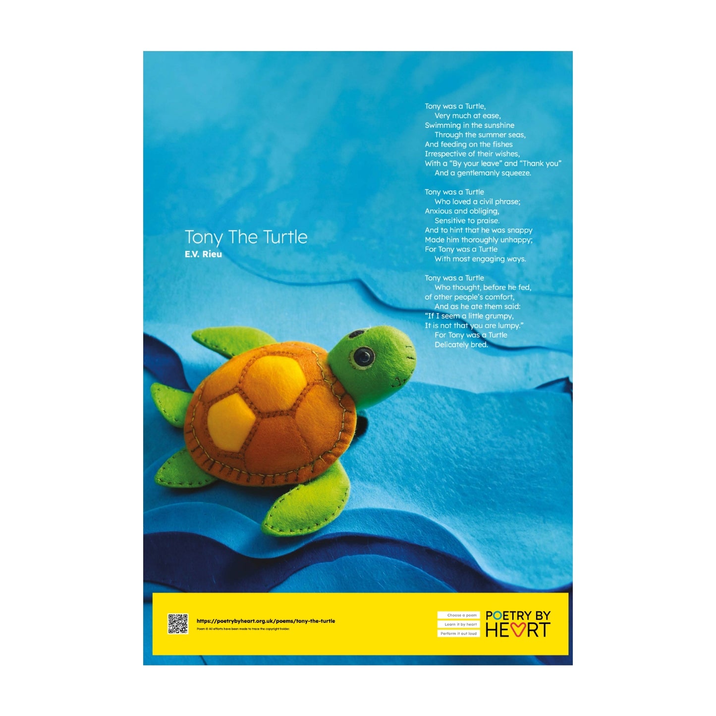 Set of twelve A2 poem posters. - 2025 edition