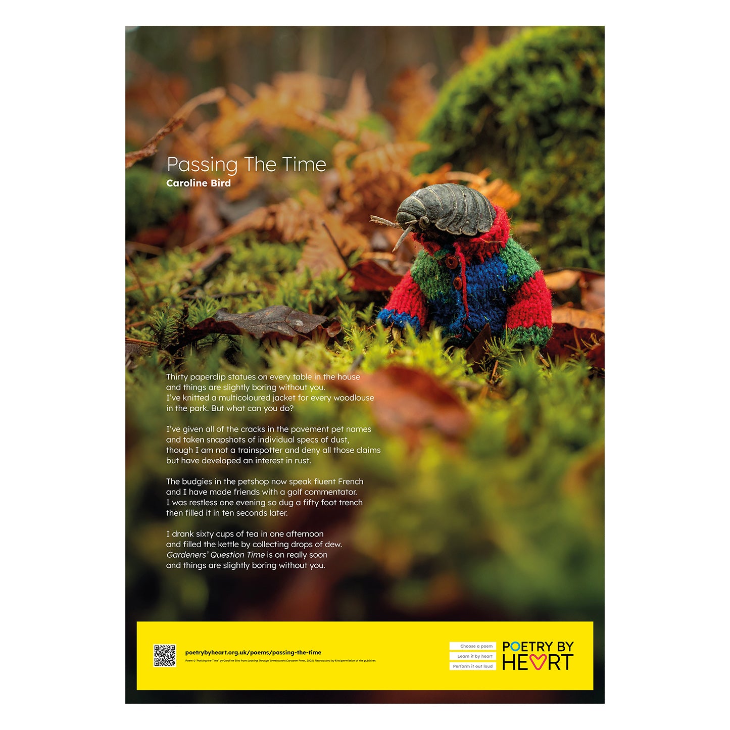 SECONDARY Set of twelve A2 poem posters. - 2026 edition