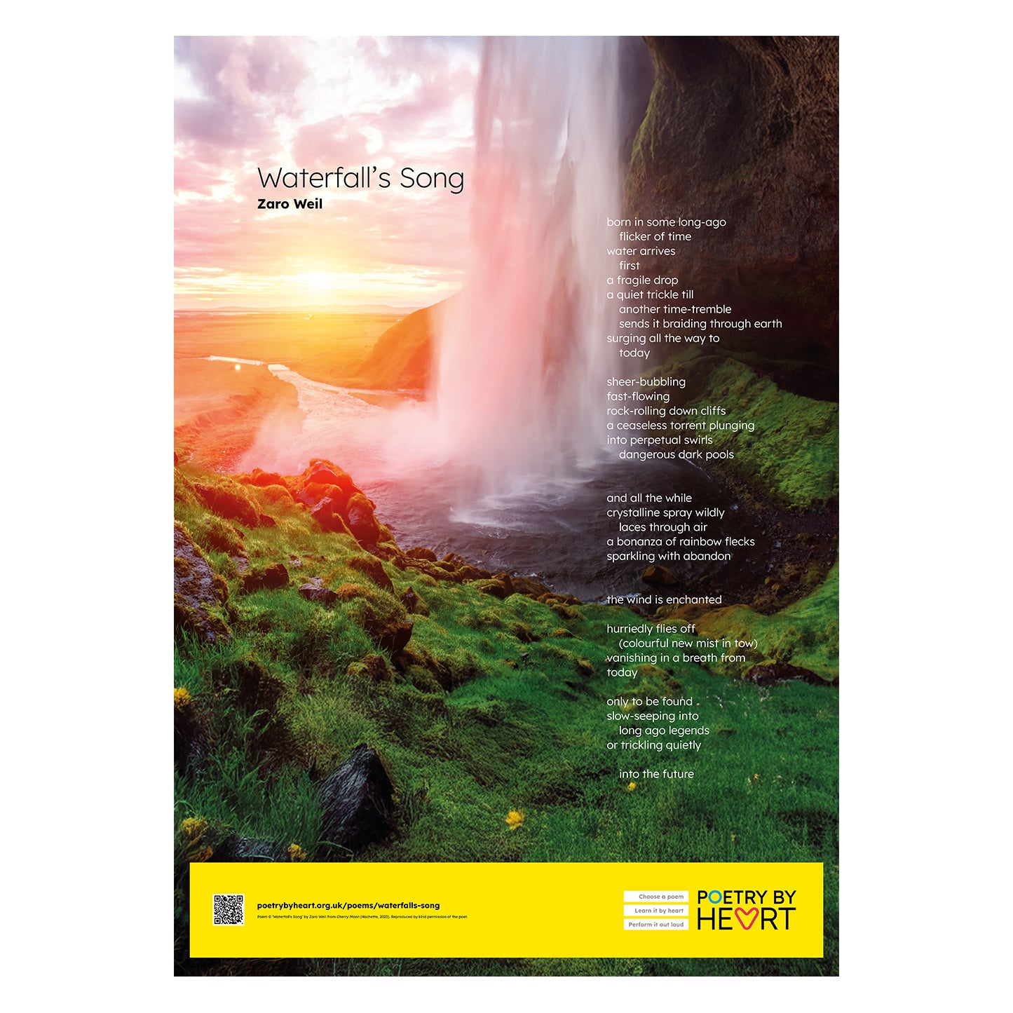 SECONDARY Set of twelve A2 poem posters. - 2026 edition