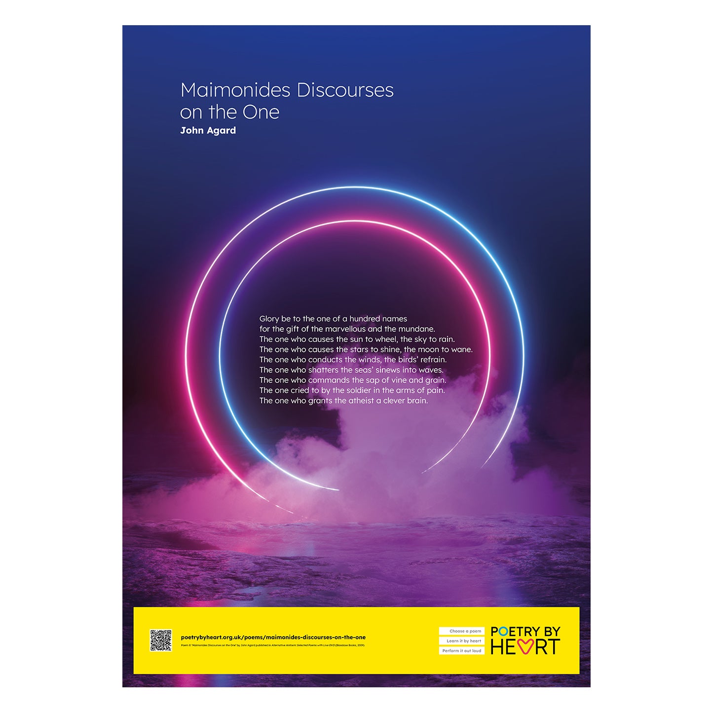 SECONDARY Set of twelve A2 poem posters. - 2026 edition