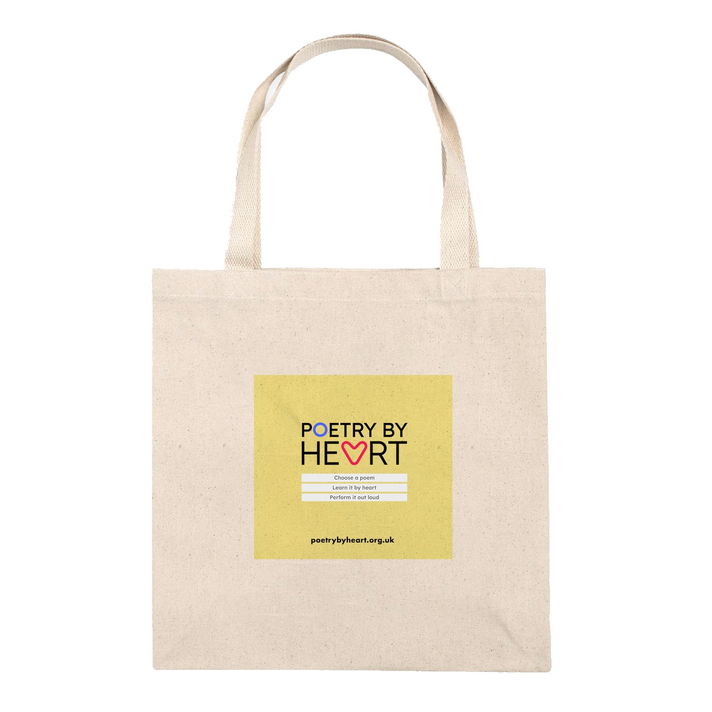 Poetry By Heart Organic Cotton Bag