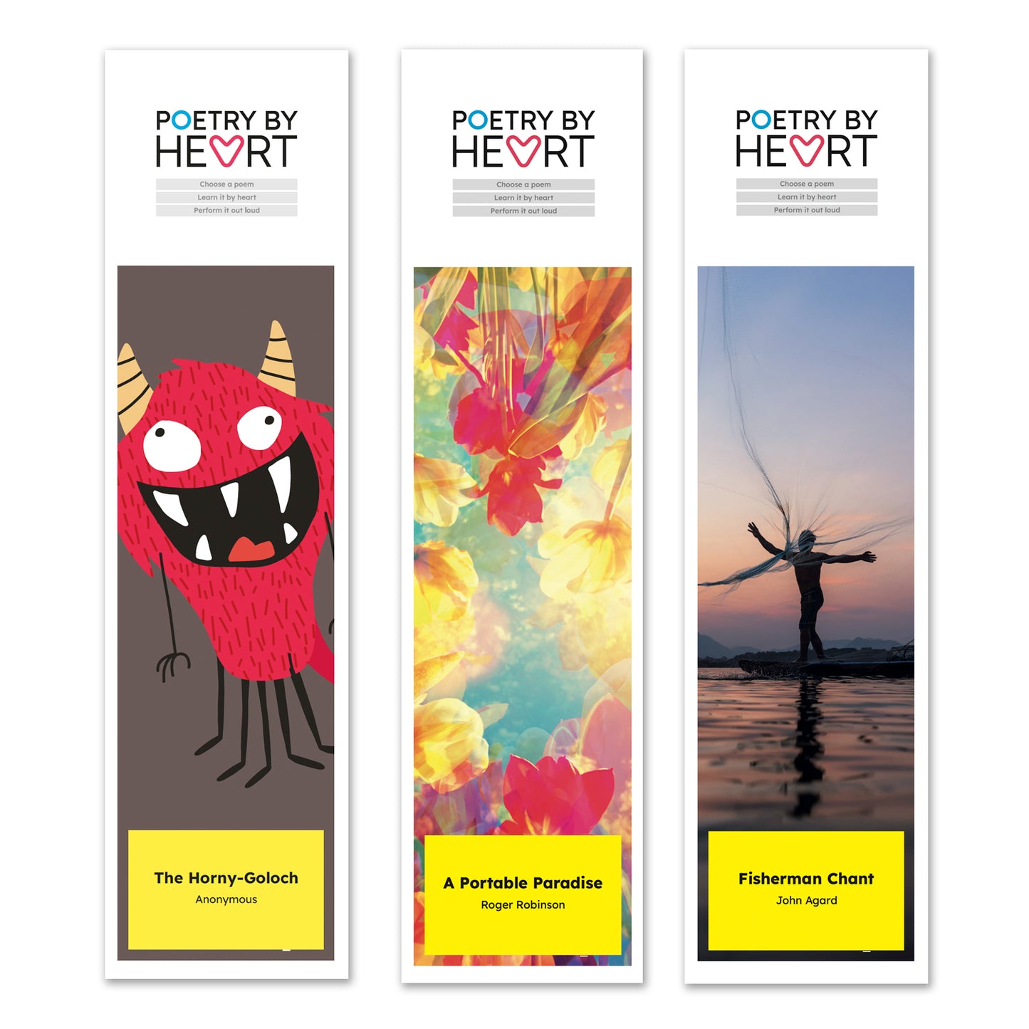 Set of 30 bookmarks